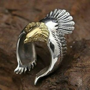 Boho Bald Eagle Ring